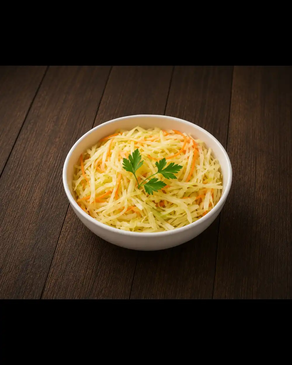 Salată de Varză — Sosuri & Extra — Tony's Eat & Drink — Ingrediente: varză albă, morcov, sare, piper, oțet